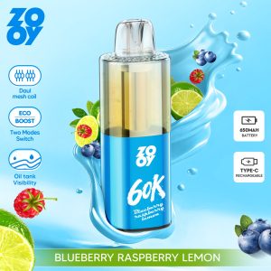 ZOOY fizz 60k puffs-Blueberry Raspberry Lemon ZOOY fizz 60k puffs-Blueberry Raspberry Lemon