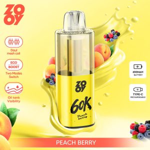 ZOOY fizz 60k puffs-Peach Berry ZOOY fizz 60k puffs-Peach Berry