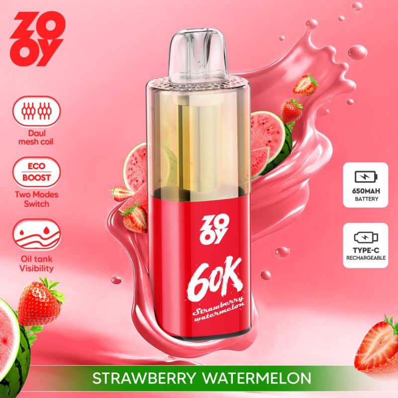 ZOOY fizz 60k puffs-Strawberry Watermelon ZOOY fizz 60k puffs-Strawberry Watermelon