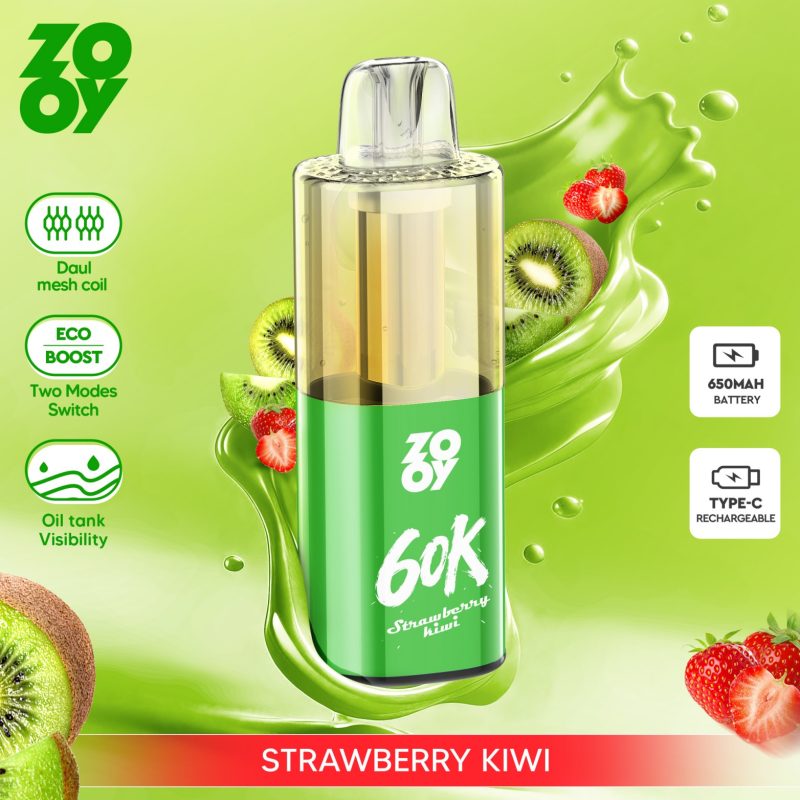 ZOOY fizz 60k puffs-Strawberry kiwi ZOOY fizz 60k puffs-Strawberry kiwi