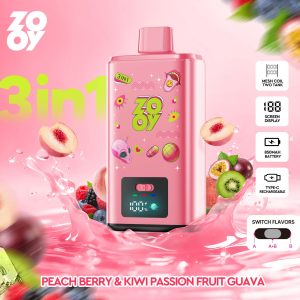 Zooy150K-Peach berry & kiwi passion fruit guava Zooy150K-Peach berry & kiwi passion fruit guava