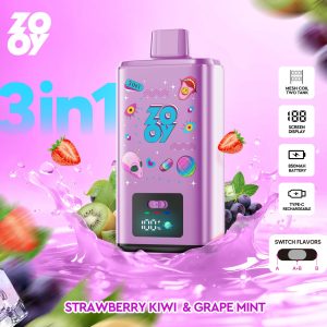 Zooy150K-Strawberry kiwi & grape mint Zooy150K-Strawberry kiwi & grape mint