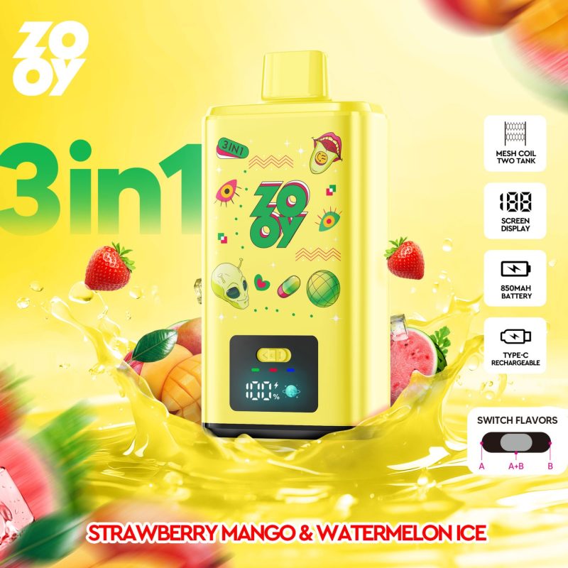 Zooy150K-Strawberry mango & Watermelon ice Zooy150K-Strawberry mango & Watermelon ice