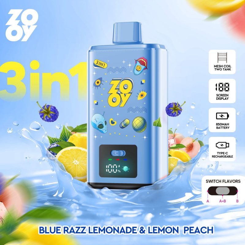 Zooy150K-blue razz lemonade & lemon peach Zooy150K-blue razz lemonade & lemon peach