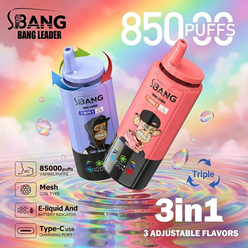 bang leader 85K puff 3 in 1