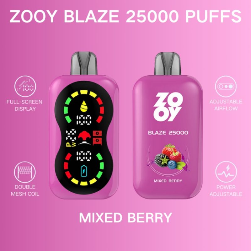 zooy blaze 25000-Mixed Berries