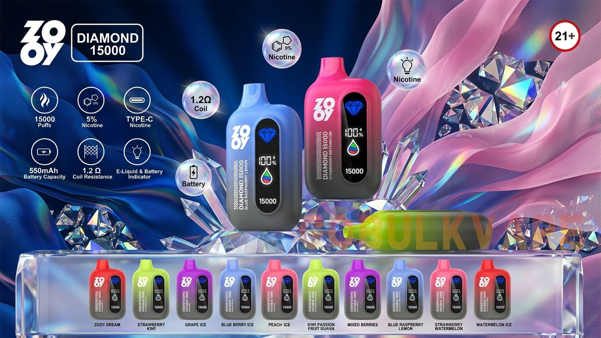 zooy diamond 15000 puffs zooy diamond 15000 puffs
