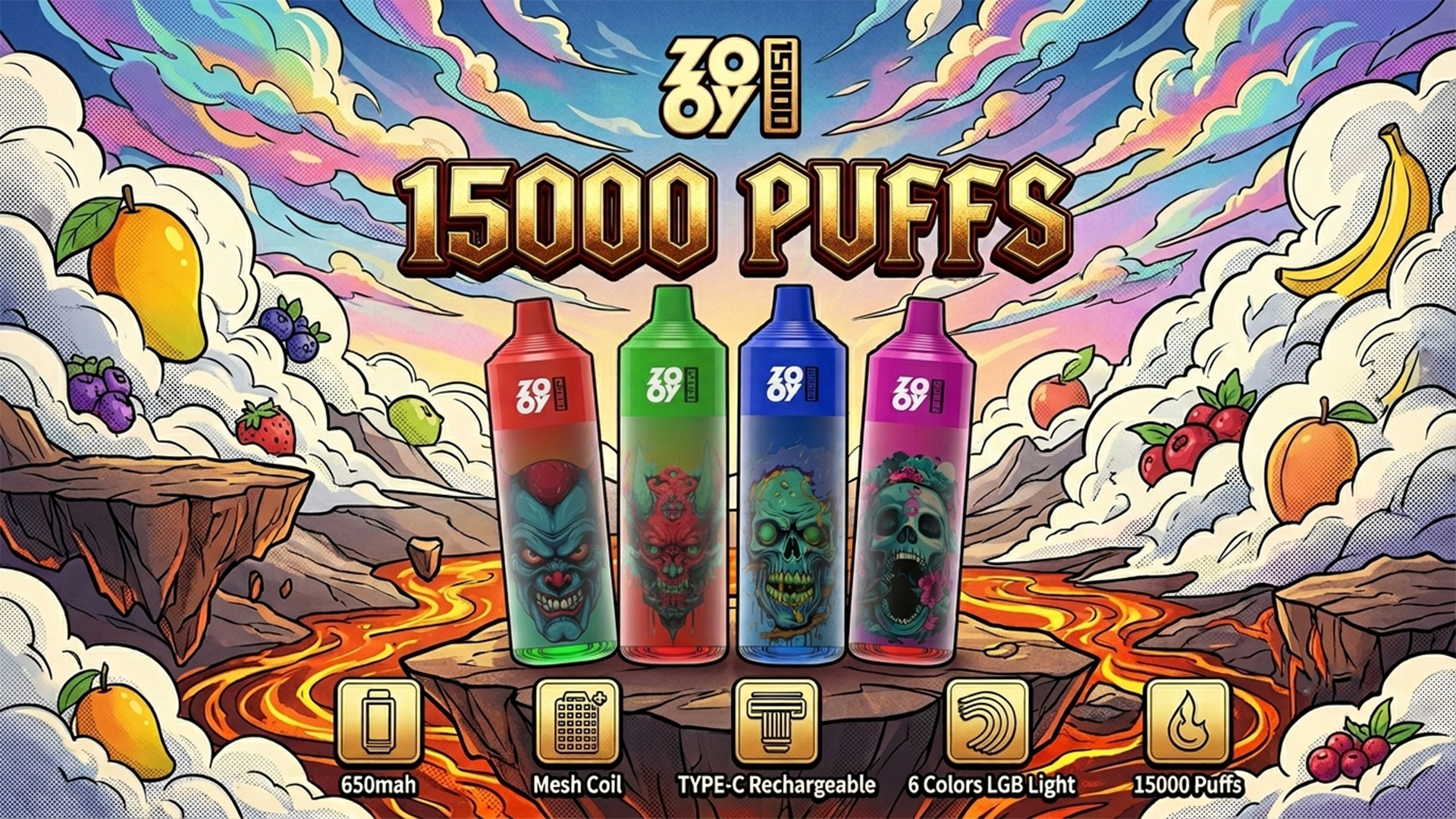 zooy king 15K puffs