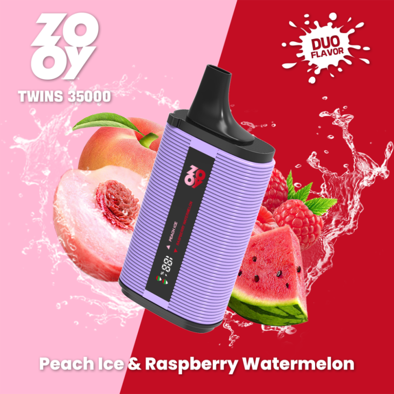 zooy twins 35000-Peach Ice & Raspberry Watermelon zooy twins 35000-Peach Ice & Raspberry Watermelon