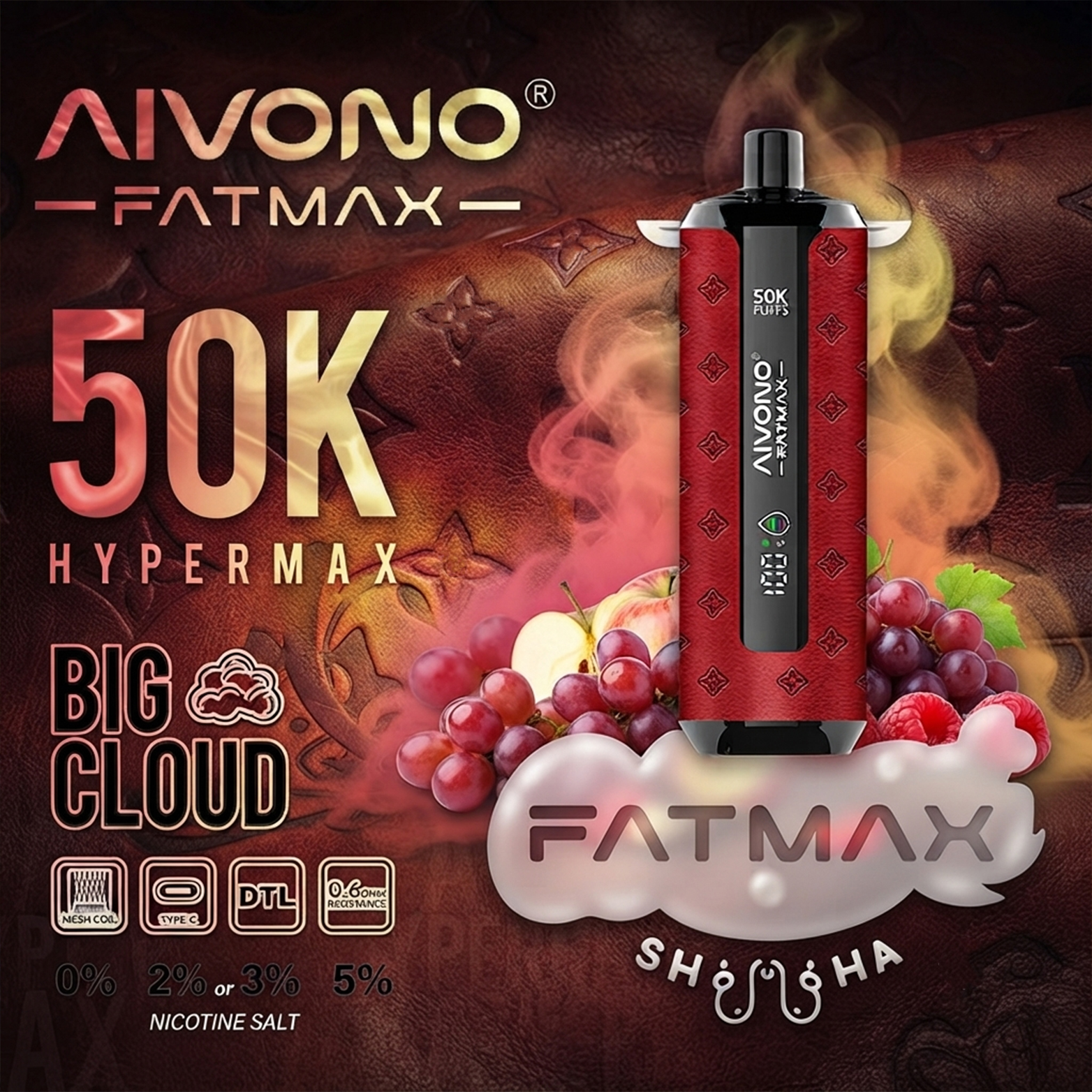 AIVONO ATMAX 50000 PUFFS