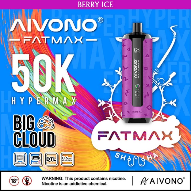 AIVONO ATMAX 50K PUFFS-Berry Ice AIVONO ATMAX 50K PUFFS-Berry Ice
