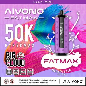 AIVONO ATMAX 50K PUFFS-Grape Mint AIVONO ATMAX 50K PUFFS-Grape Mint