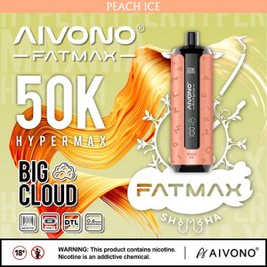 AIVONO ATMAX 50K PUFFS-Peach Ice AIVONO ATMAX 50K PUFFS-Peach Ice