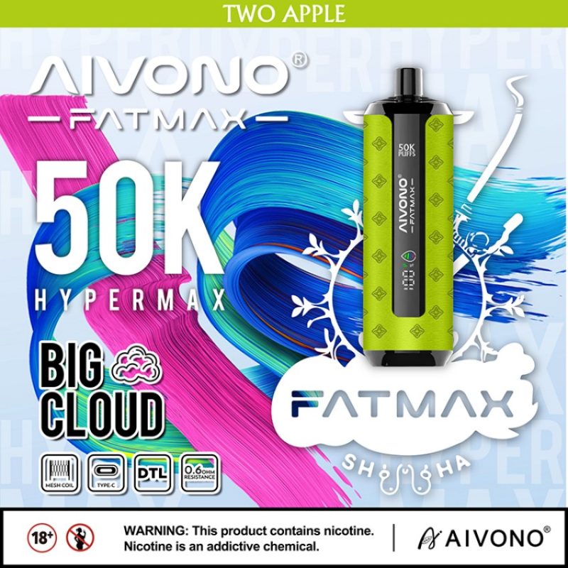 AIVONO ATMAX 50K PUFFS-Two Apple AIVONO ATMAX 50K PUFFS-Two Apple