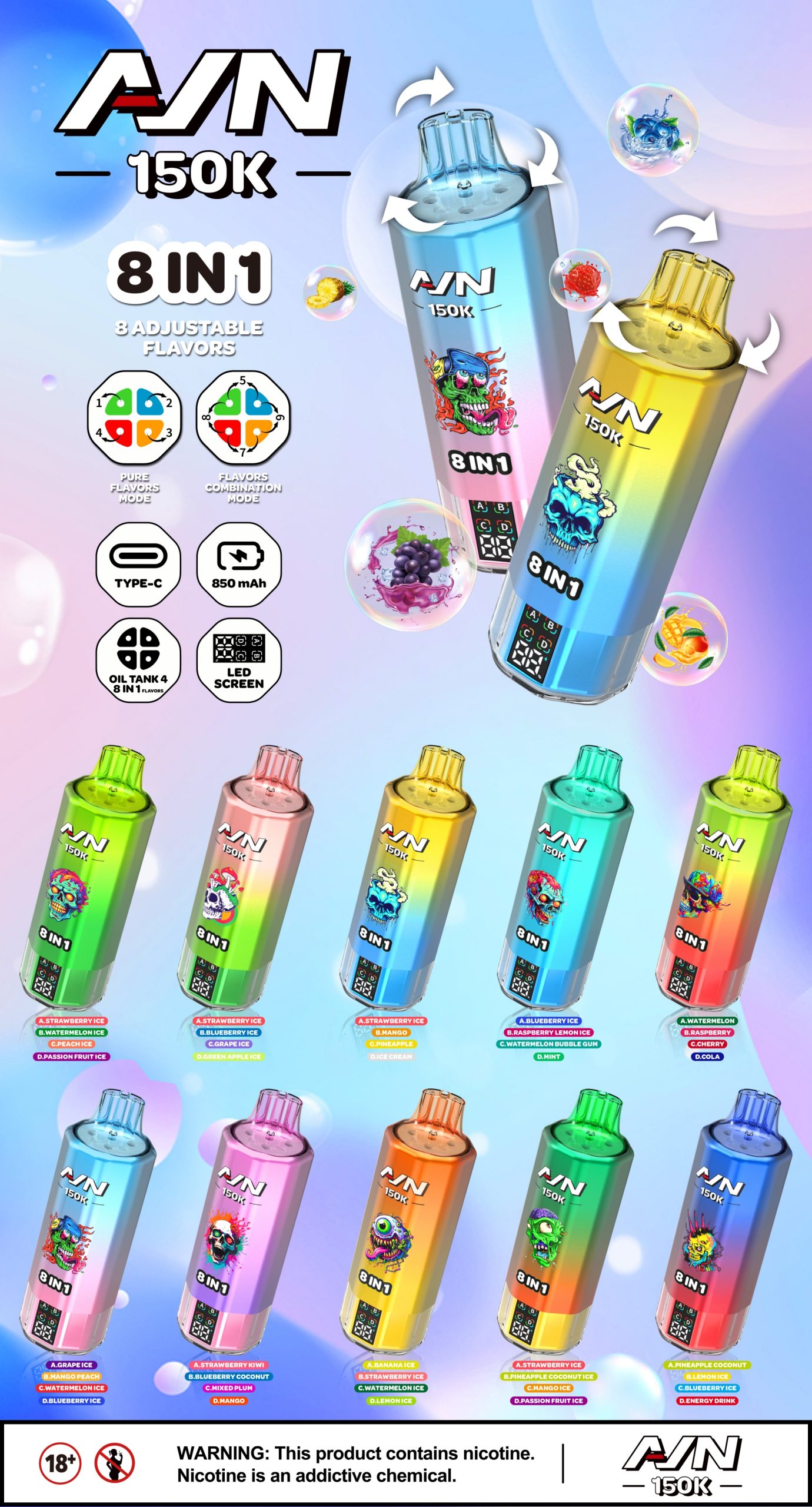 AIVONO AVN 150K PUFFS