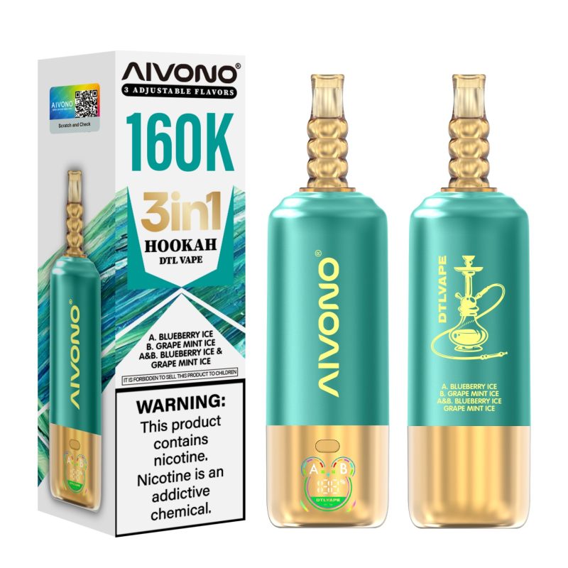 AIVONO AVN DTLVAPE 3IN1 160k-Blueberry Ice + Grape Mint Ice AIVONO AVN DTLVAPE 3IN1 160k-Blueberry Ice + Grape Mint Ice