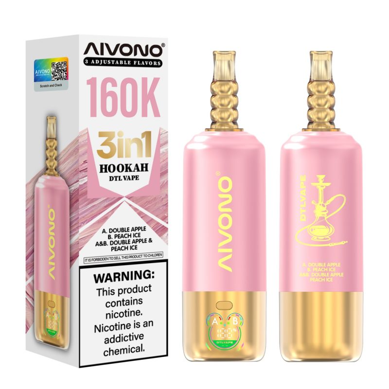 AIVONO AVN DTLVAPE 3IN1 160k-Double Apple + Peach Ice AIVONO AVN DTLVAPE 3IN1 160k-Double Apple + Peach Ice
