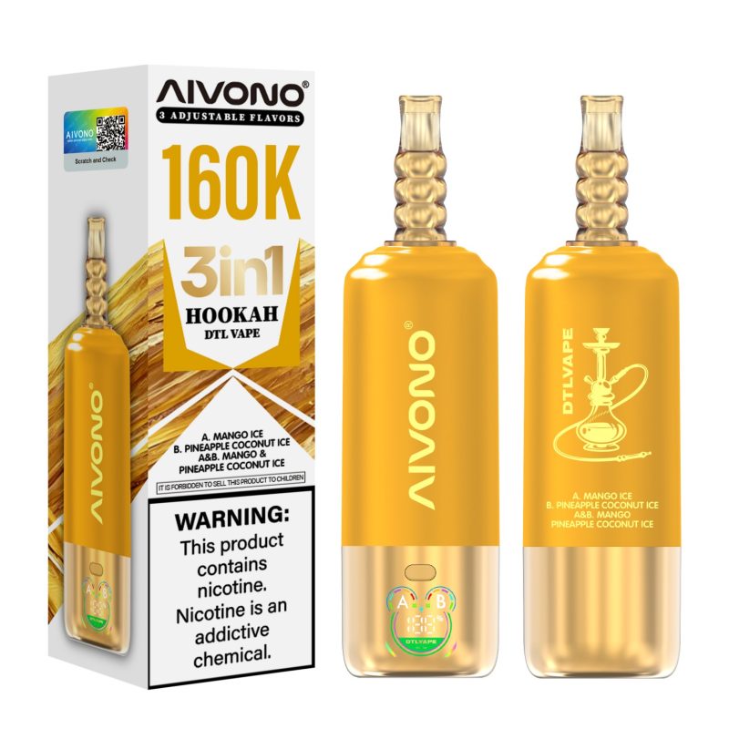 AIVONO AVN DTLVAPE 3IN1 160k-Mango Ice + Pineapple Coconut Ice AIVONO AVN DTLVAPE 3IN1 160k-Mango Ice + Pineapple Coconut Ice