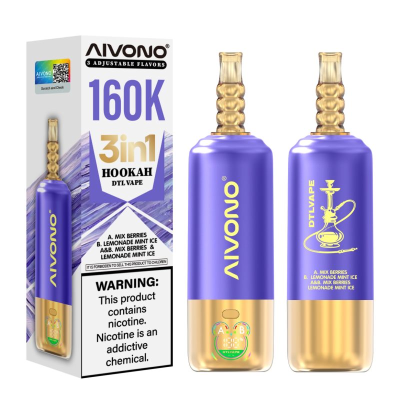AIVONO AVN DTLVAPE 3IN1 160k-Mixde Berries + Lemon Mint Ice AIVONO AVN DTLVAPE 3IN1 160k-Mixde Berries + Lemon Mint Ice