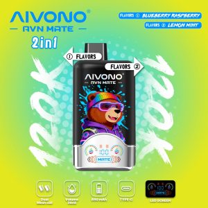 AIVONO AVN MEAT 120K PUFFS-BLUEBERRY RASPBERRY+LEMON MINT AIVONO AVN MEAT 120K PUFFS-BLUEBERRY RASPBERRY+LEMON MINT