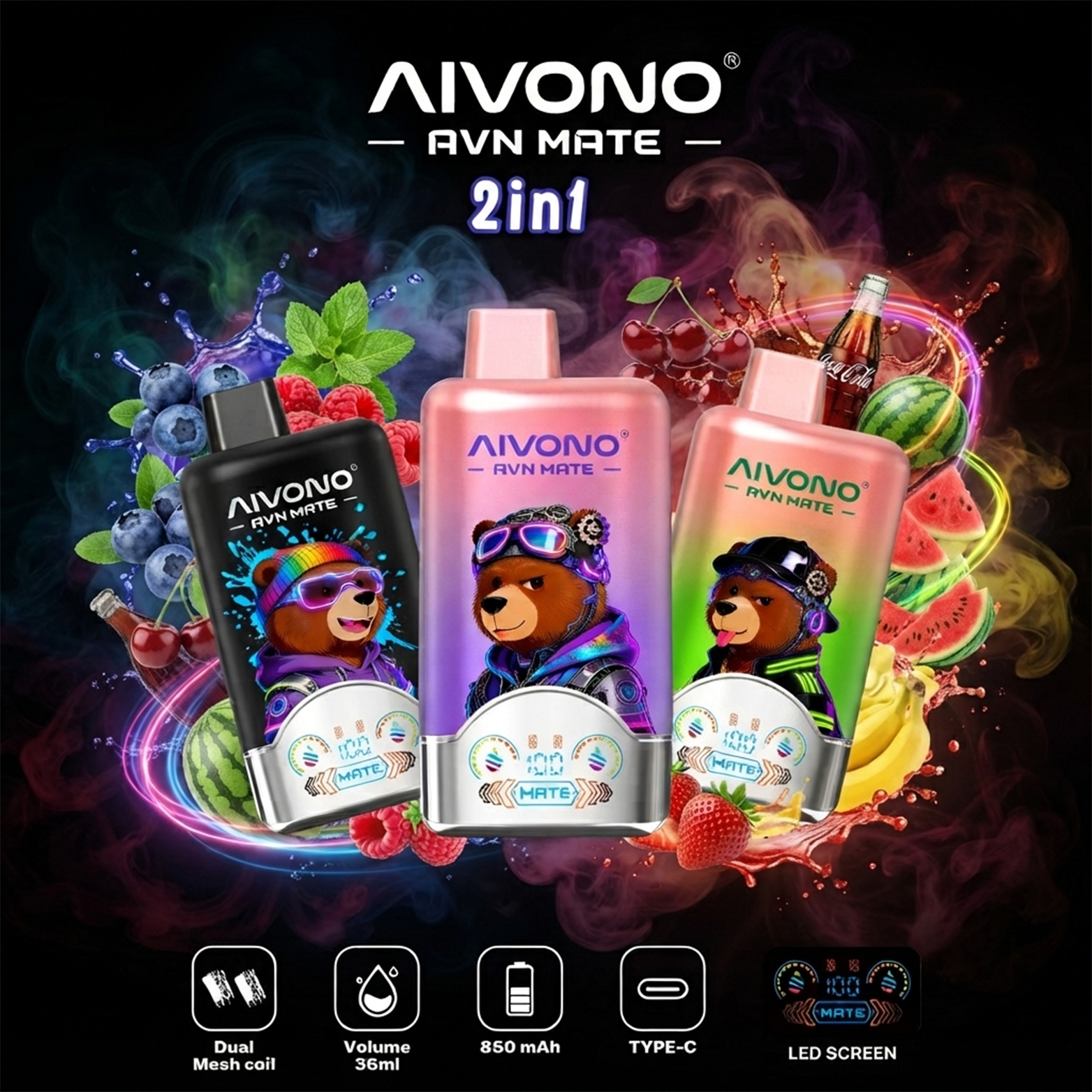 AIVONO AVN MEAT 120K PUFFS