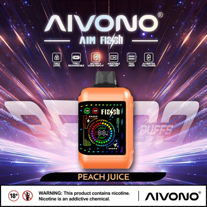 AIVONO FLASH 35K PUFFS-Peach Juice