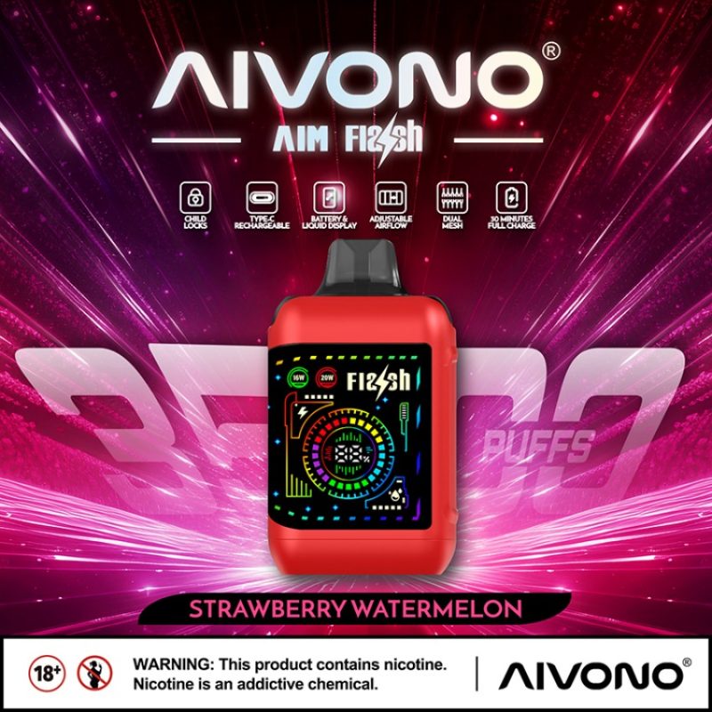 AIVONO FLASH 35K PUFFS-Strawberry Watermelon
