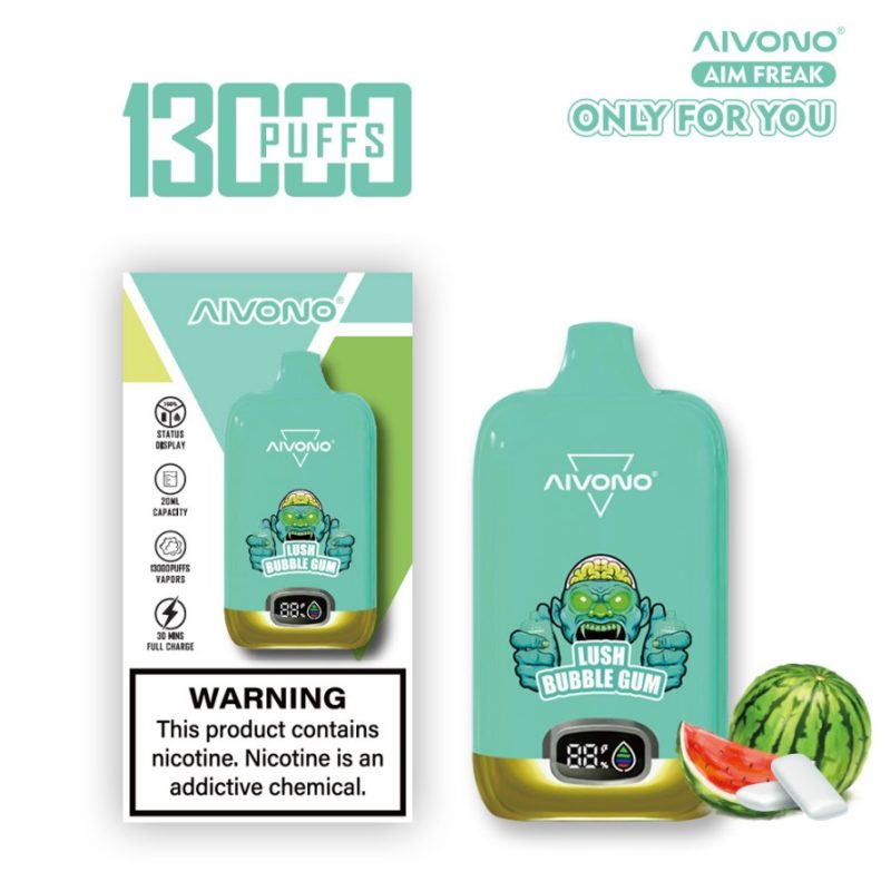 AIVONO FREAK 13K PUFFS-Lush Bubble Gum