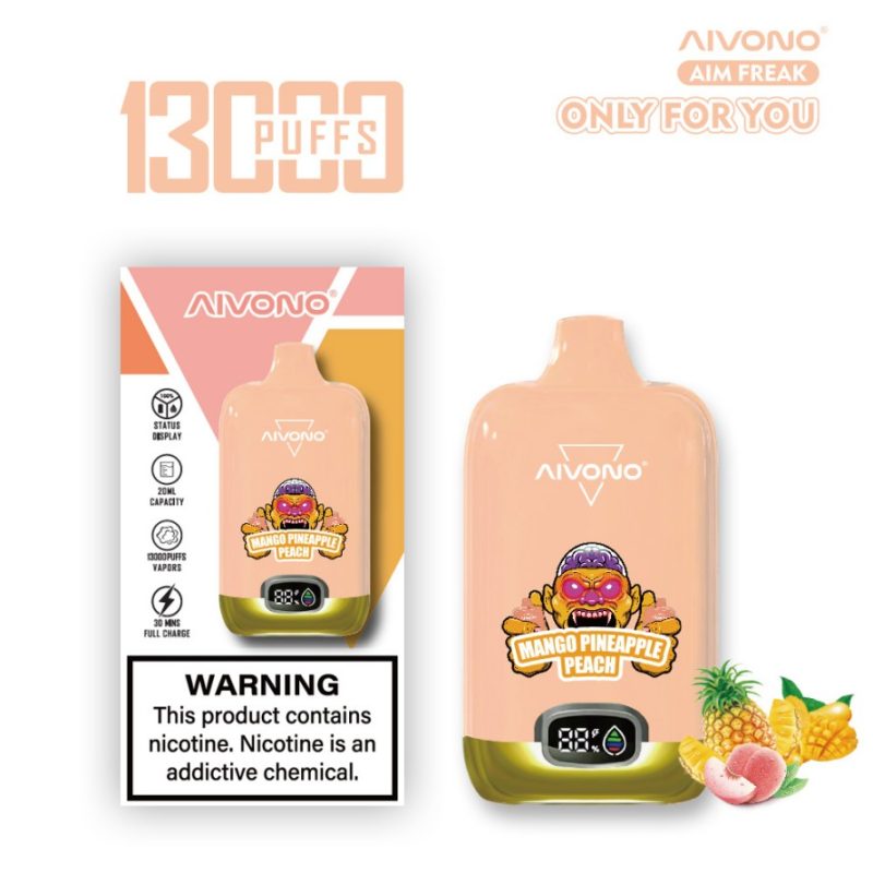 AIVONO FREAK 13K PUFFS-Pineapple Mango Peach