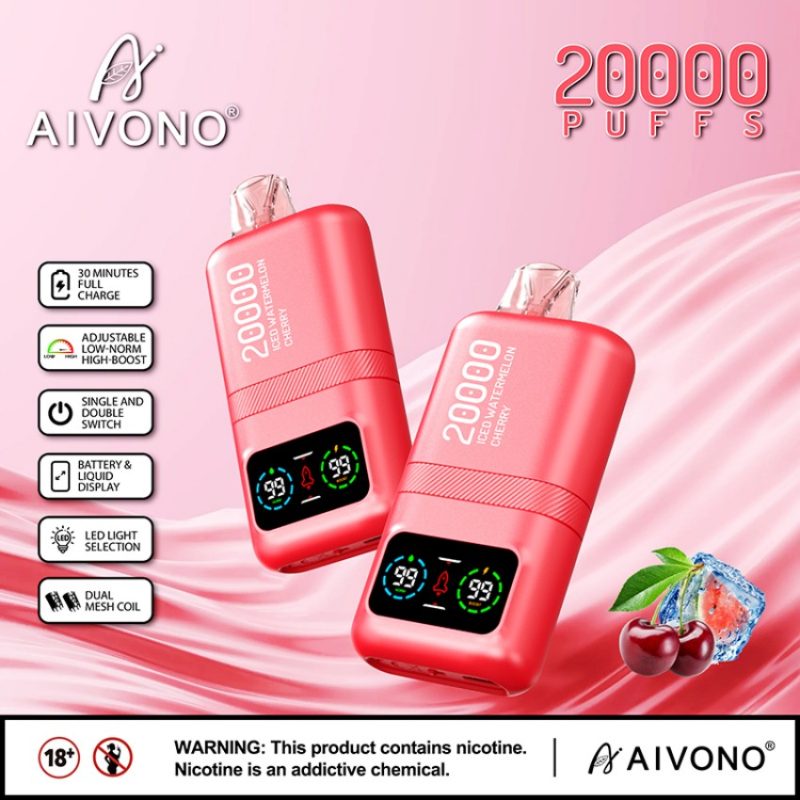 AIVONO MAGIC 20K PUFFS-Iced Watermelon Cherry