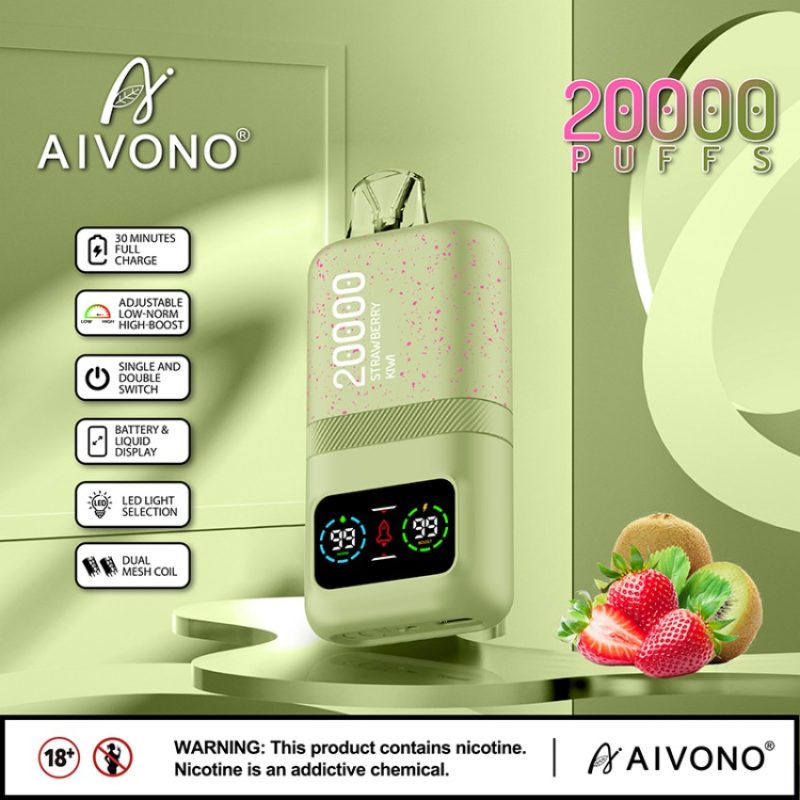 AIVONO MAGIC 20K PUFFS-Strawberry Kiwi ice