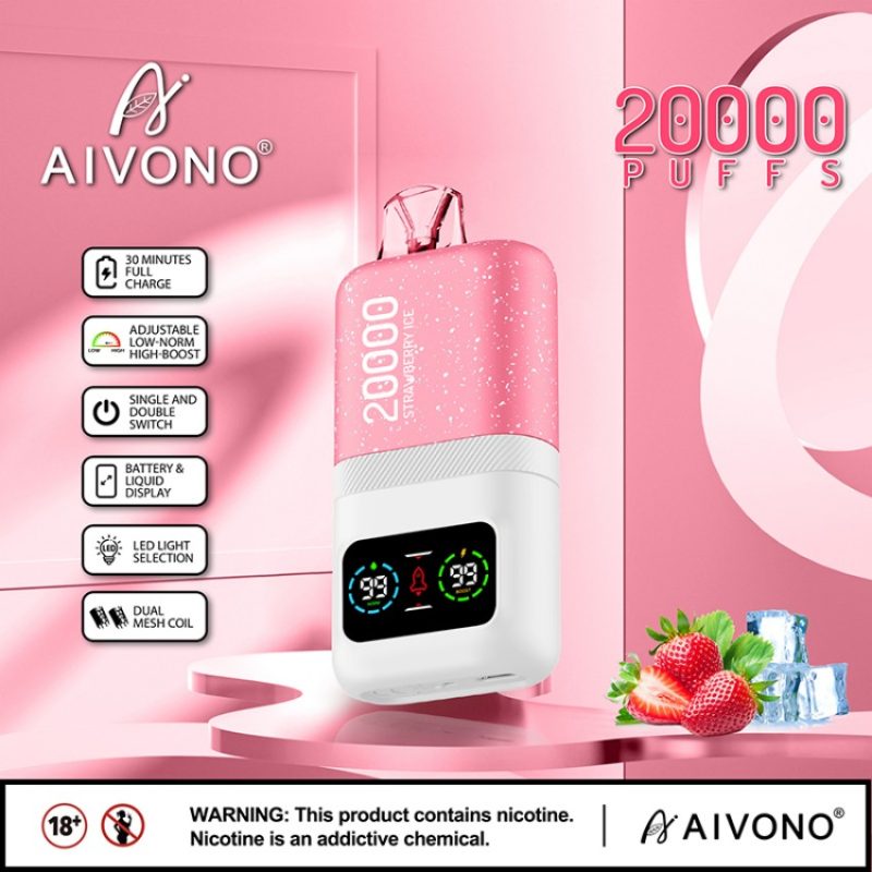 AIVONO MAGIC 20K PUFFS-Strawberry ice