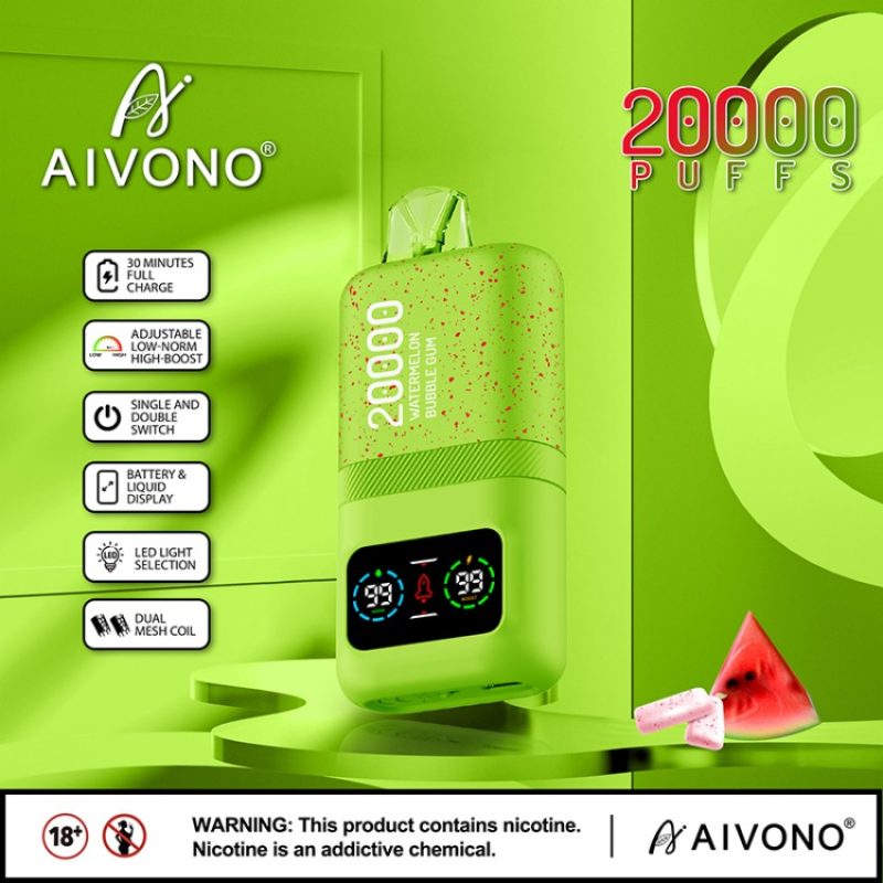 AIVONO MAGIC 20K PUFFS-Watermelon Bubble Gum