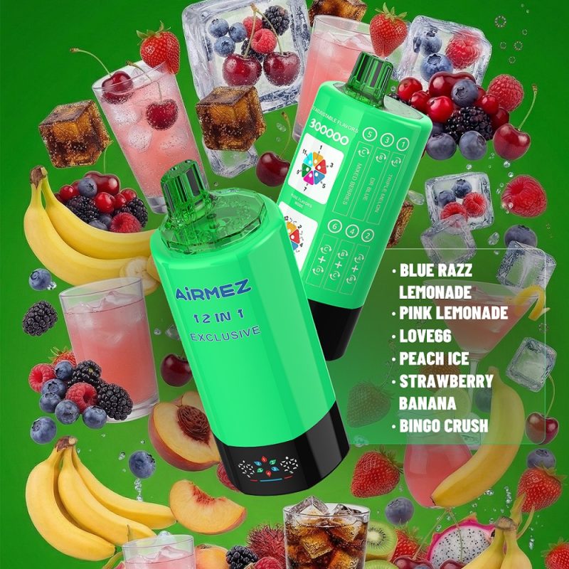 Airmez FOX 300k - BLUE RAZZ LEMONADE、PINK LEMONADE、LOVE66、PEACH ICE、STRAWBERRY BANANA、BINGO CRUSH Airmez FOX 300k - BLUE RAZZ LEMONADE、PINK LEMONADE、LOVE66、PEACH ICE、STRAWBERRY BANANA、BINGO CRUSH