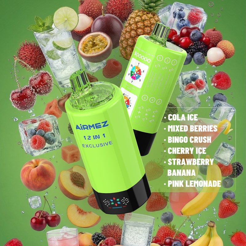 Airmez FOX 300k - COLA ICE、MIXED BERRIES、BINGO CRUSH、CHRRY ICE 、STRAWBERRY BANANA、PINK LEMONADE Airmez FOX 300k - COLA ICE、MIXED BERRIES、BINGO CRUSH、CHRRY ICE 、STRAWBERRY BANANA、PINK LEMONADE