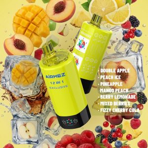 Airmez FOX 300k - DOUBLE APPLE、PEACH ICE、BERRY LEMONADE、PINEAPPLE MANGO PEACH、MIXED BERRIES、FIZZY CHERRY COLA Airmez FOX 300k - DOUBLE APPLE、PEACH ICE、BERRY LEMONADE、PINEAPPLE MANGO PEACH、MIXED BERRIES、FIZZY CHERRY COLA