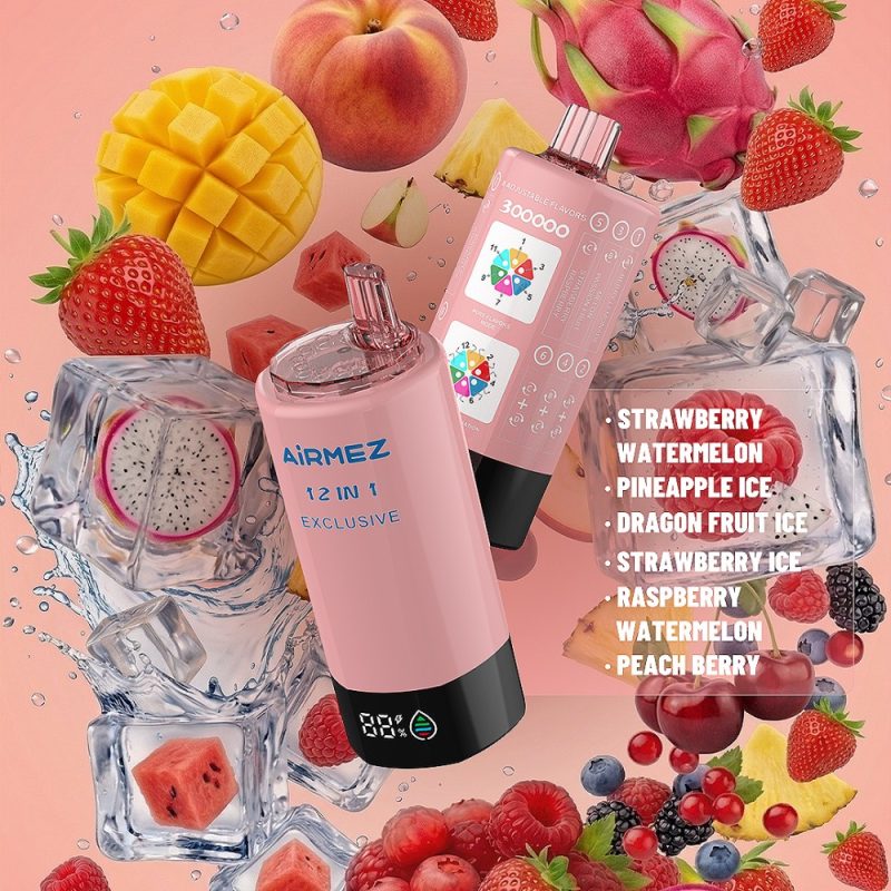 Airmez FOX 300k - STRAWBERRY WATERMELON、PINEAPPLE ICE、DRAGON FRUIT ICE、STRAWBERRY ICE、RASPBERRY WATERMELON、PEACH BERRY Airmez FOX 300k - STRAWBERRY WATERMELON、PINEAPPLE ICE、DRAGON FRUIT ICE、STRAWBERRY ICE、RASPBERRY WATERMELON、PEACH BERRY