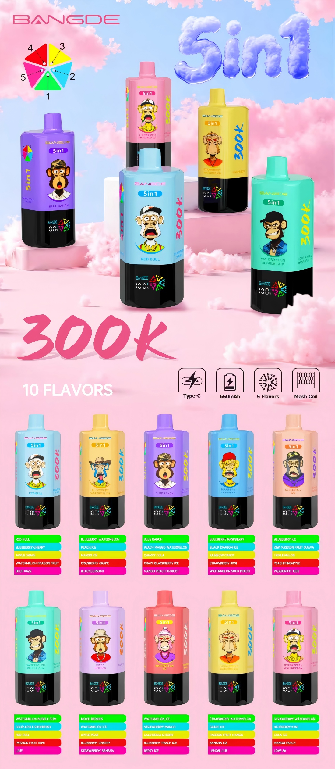 Bang De 300000 puff Bang De 300000 puff