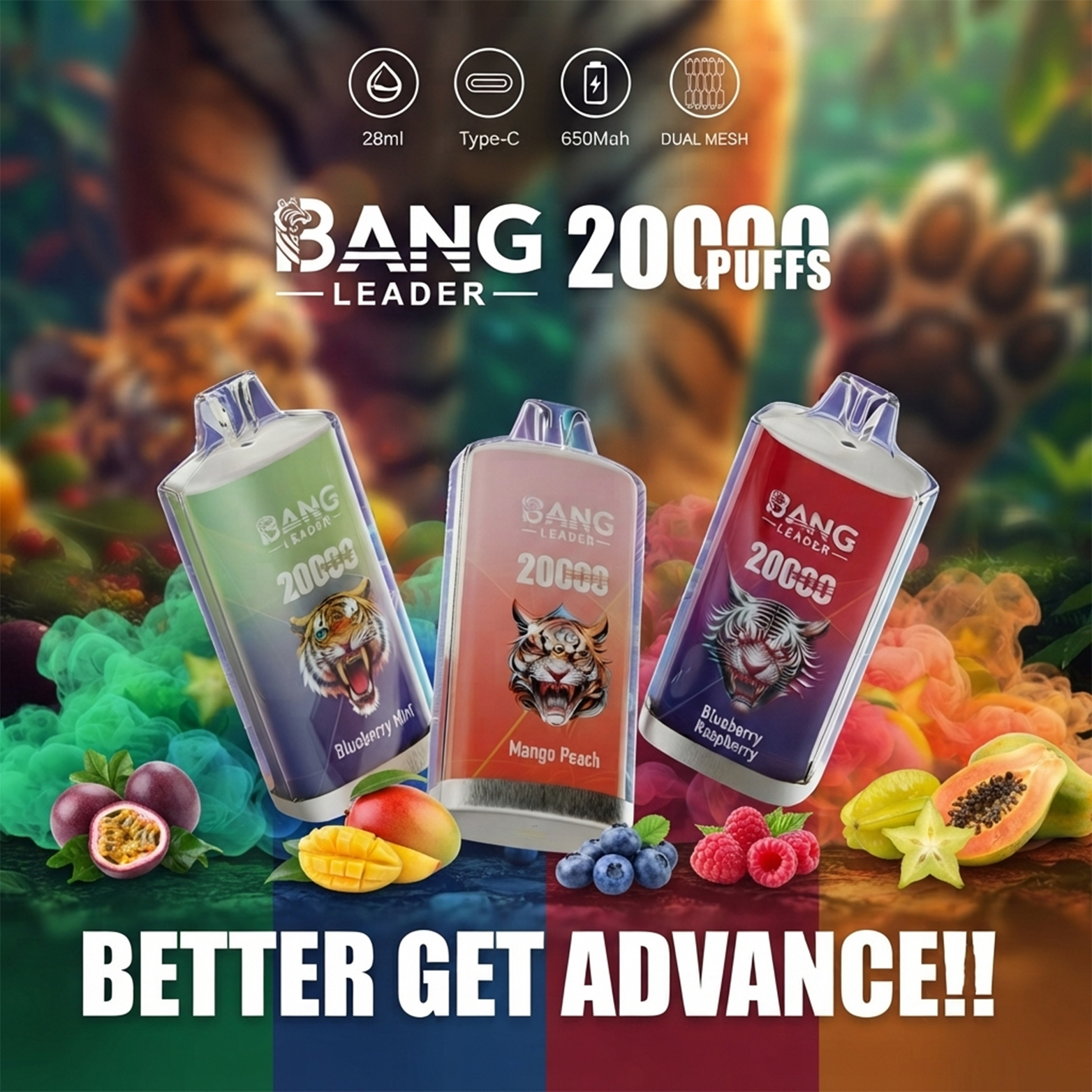Bang leader 20000 puffs
