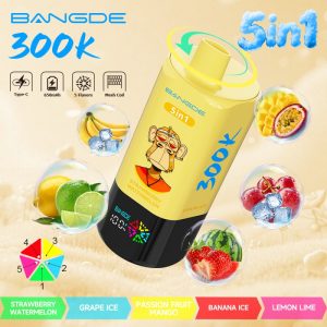 BangDe 300K puffs-Strawberry Watermelon Grape Ice Passion Fruit Mango Banana Ice Lemon Lime BangDe 300K puffs-Strawberry Watermelon Grape Ice Passion Fruit Mango Banana Ice Lemon Lime