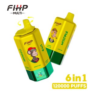 FIHP 120k 6in1 Multi-Rainbow Candy & Cherry Cola Ice & Love 666 & Mango Ice & Blueberry Cotton Candy & Peach Ice