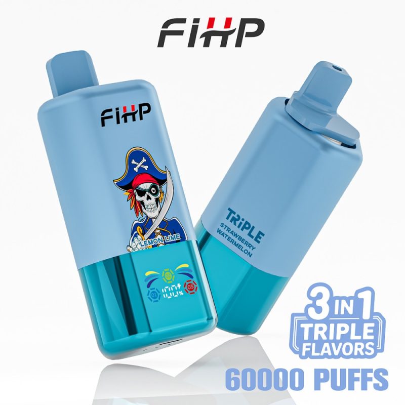 FIHP 60000 3in1 Triple Flavors-Lemon Lime & Strawberry Watermelon & Blueberry Ice FIHP 60000 3in1 Triple Flavors-Lemon Lime & Strawberry Watermelon & Blueberry Ice