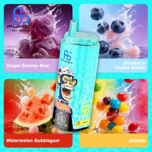 Fumot ECO 4in1 80K-Grape Gummy Bear & Blueberry Hubba Bubba & Watermelon Bubblegum & Skittles Fumot ECO 4in1 80K-Grape Gummy Bear & Blueberry Hubba Bubba & Watermelon Bubblegum & Skittles