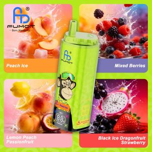 Fumot ECO 4in1 80K-Peach Ice & Mixed Berries & Lemon Peach Passionfruit & Black Ice Dragonfruit Strawberry Fumot ECO 4in1 80K-Peach Ice & Mixed Berries & Lemon Peach Passionfruit & Black Ice Dragonfruit Strawberry