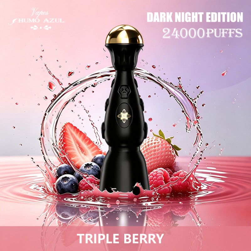 Humo AZUL Dark night edition 24000 puffs-Triple Berry Humo AZUL Dark night edition 24000 puffs-Triple Berry