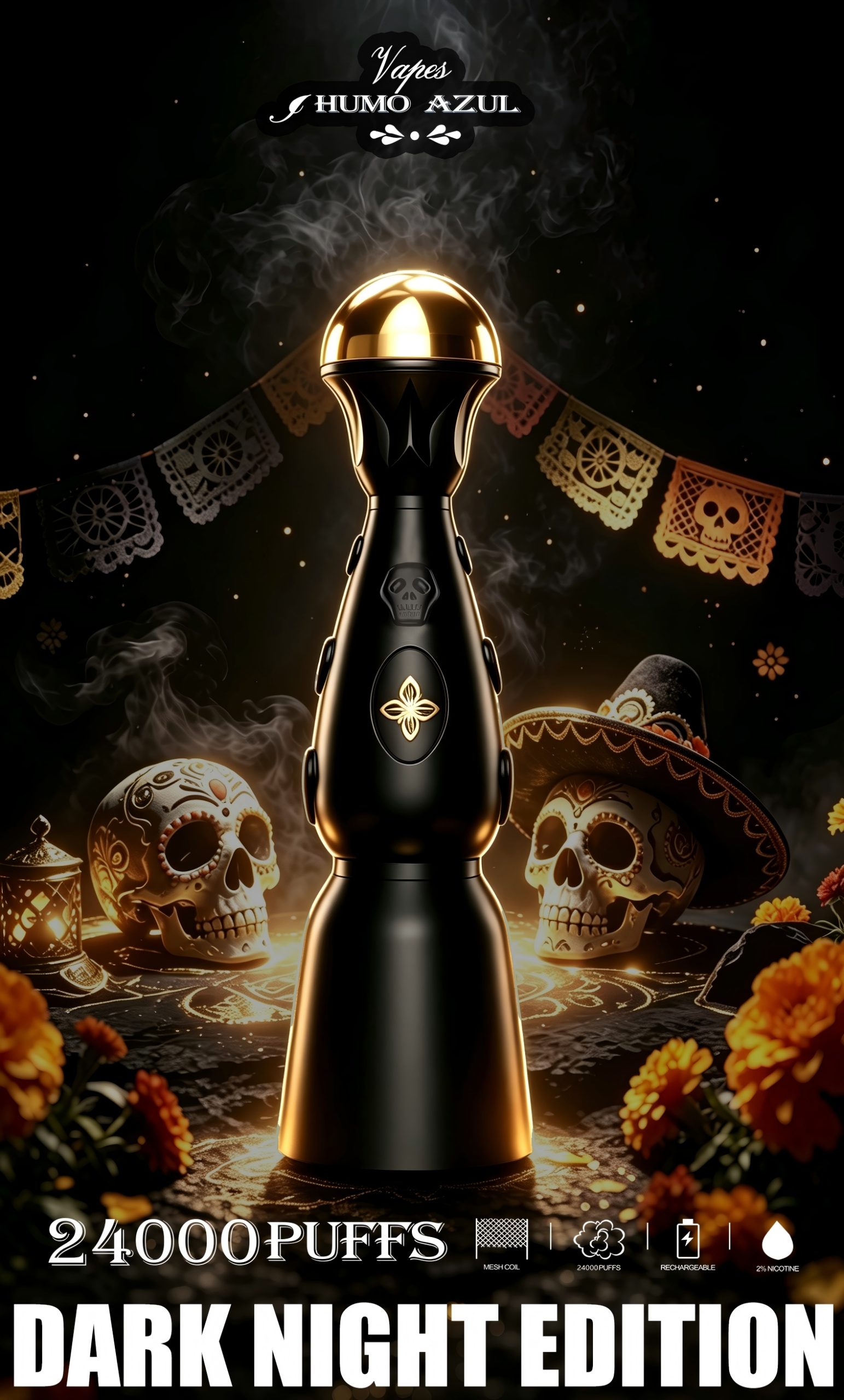 Humo AZUL Dark night edition 24000 puffs Humo AZUL Dark night edition 24000 puffs