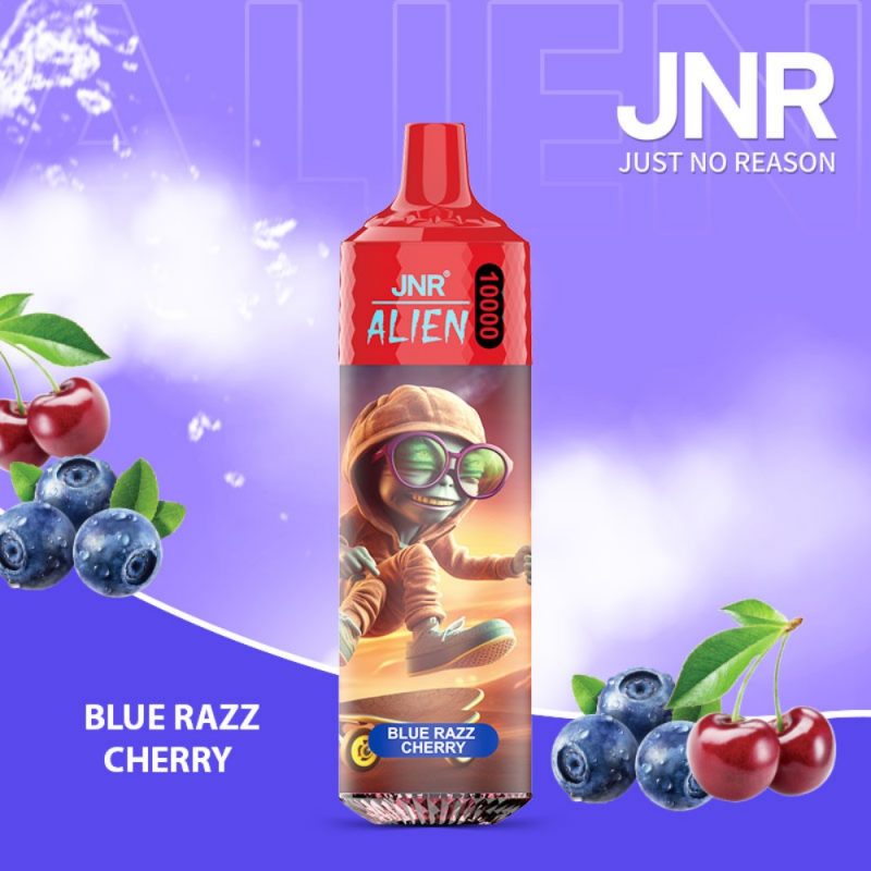 JNR ALIEN 10000 Puffs-BLUE-RAZZ-CHERRY JNR ALIEN 10000 Puffs-BLUE-RAZZ-CHERRY
