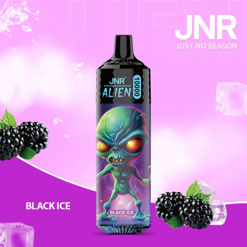 JNR ALIEN 10000 Puffs-Black-Ice JNR ALIEN 10000 Puffs-Black-Ice