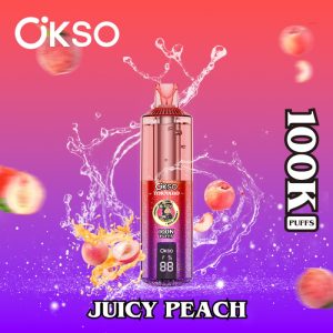OKSO tornado 100k puffs-Juicy Peach