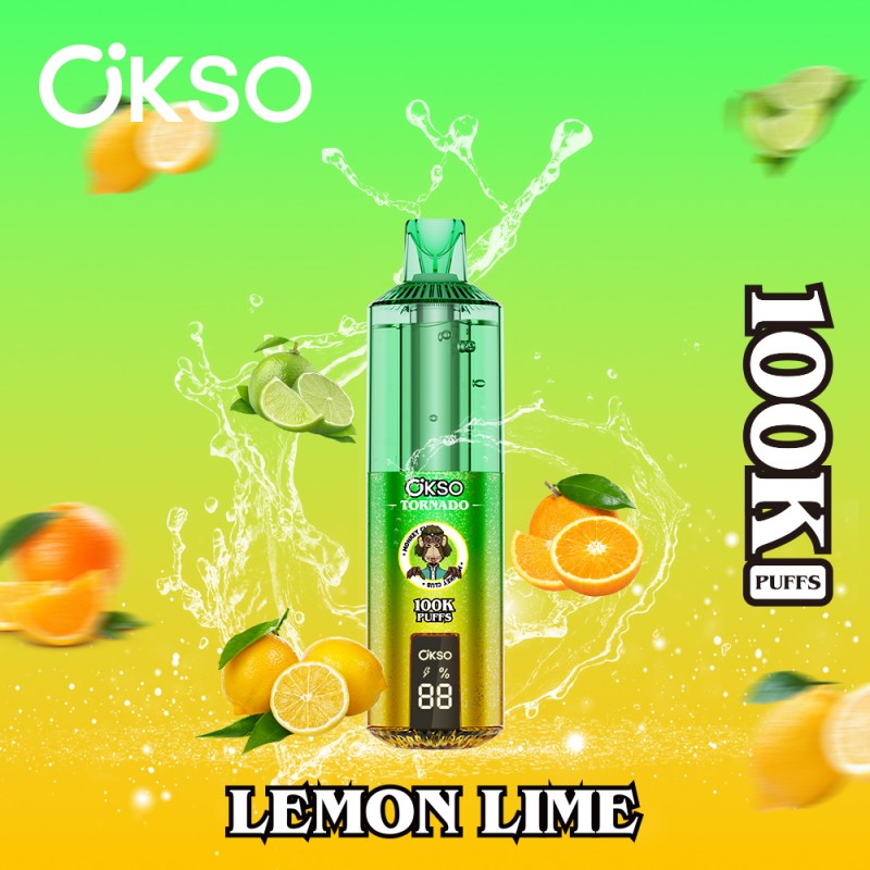 OKSO tornado 100k puffs-Lemon Lime